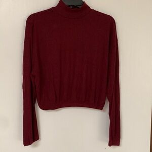 Garage Long Sleeve Shirt Burgundy